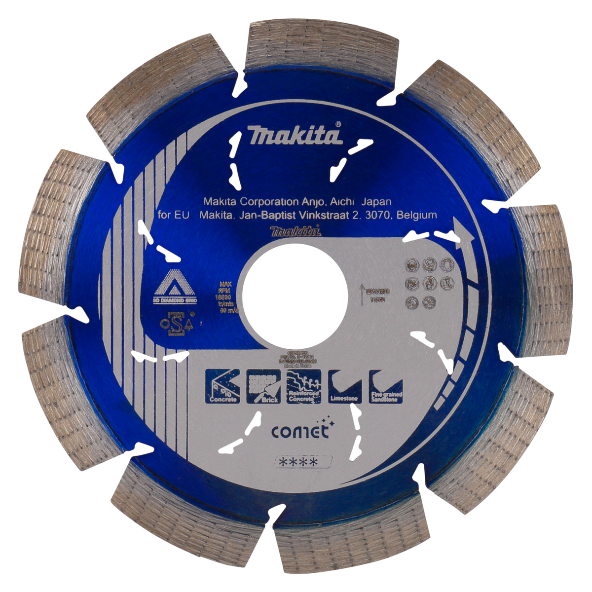 Makita B-12762 Diamantschijf | 115 x 22,23 x 2,2 mm