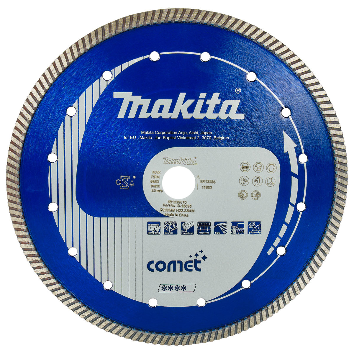 Makita B-13035 Diamantschijf | 230 x 22,23 x 2,4 mm