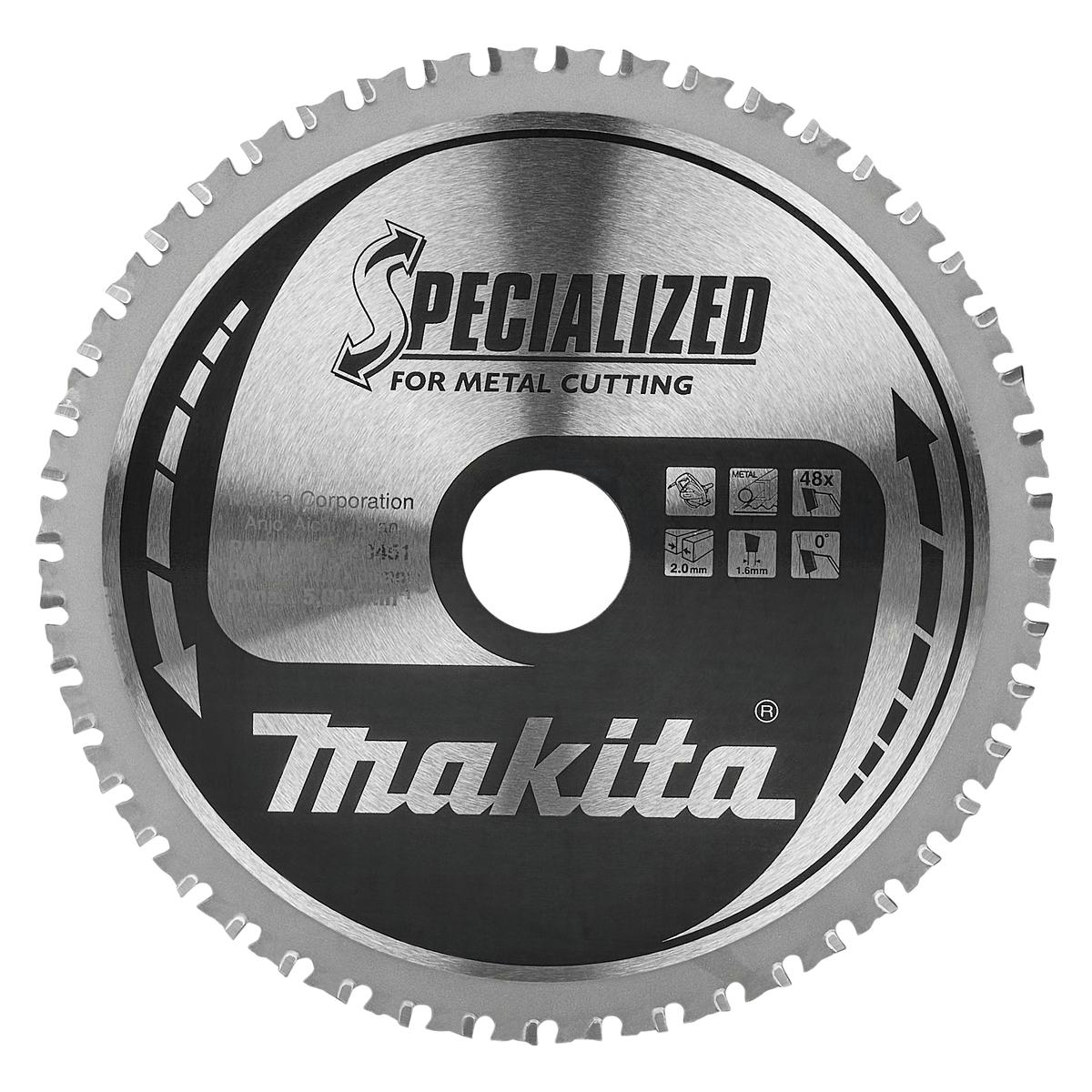 Makita B-33451 Cirkelzaagblad Staal | Specialized | 185 x 30 mm | 48-tands