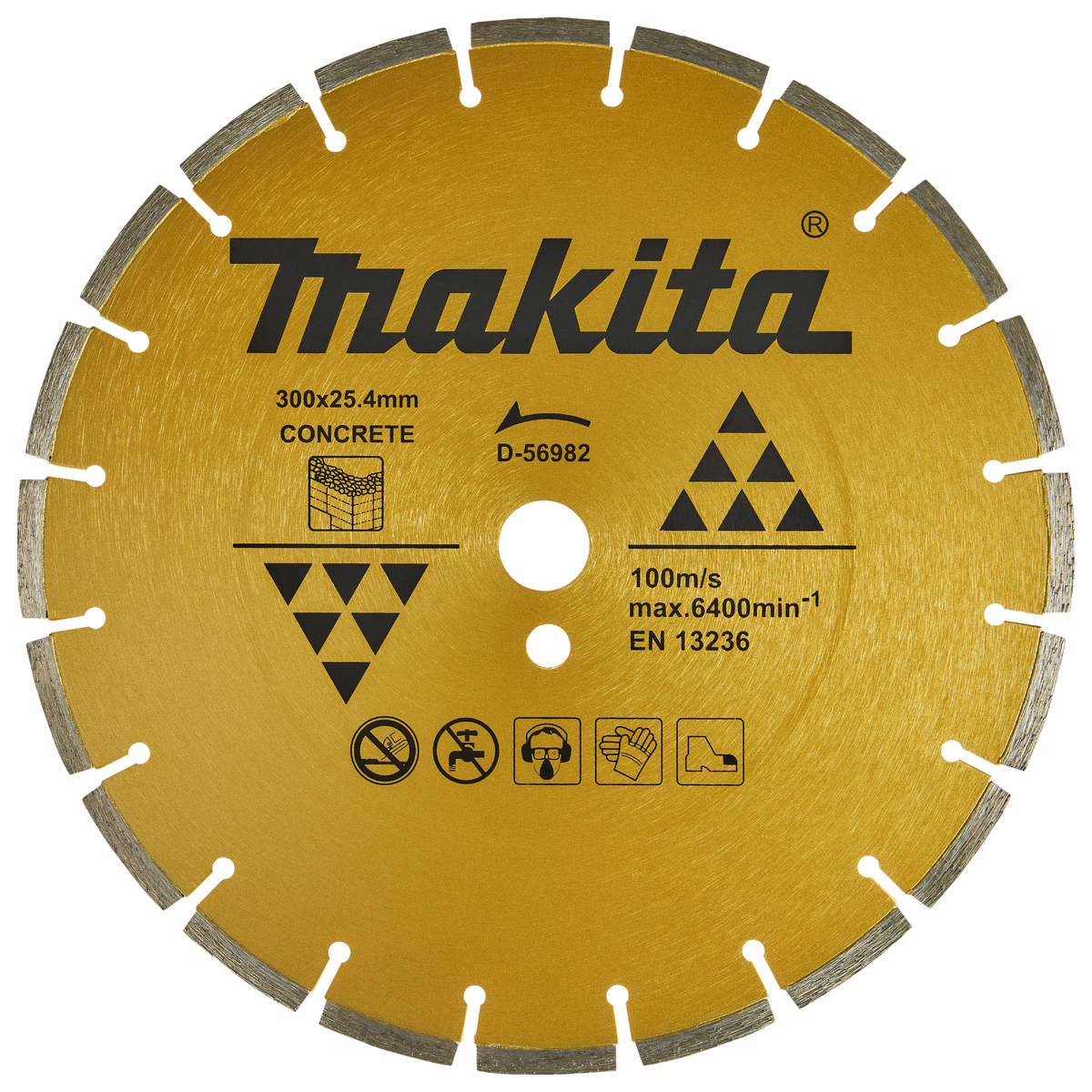 Makita D-56982 Diamantschijf | 300 x 25,4 x 3,0 mm