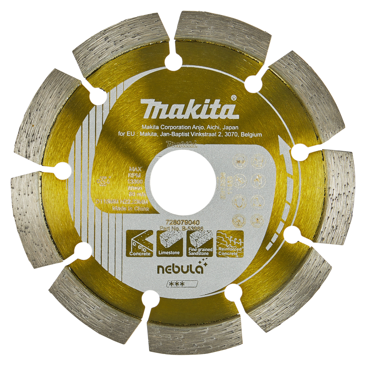 Makita B-53986 Diamantschijf | 115 x 22,23 x 2,0 mm
