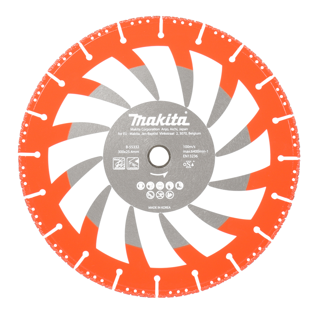 Makita B-55332 Diamantschijf Rescue | 300 x 25,4 x 3,4 mm