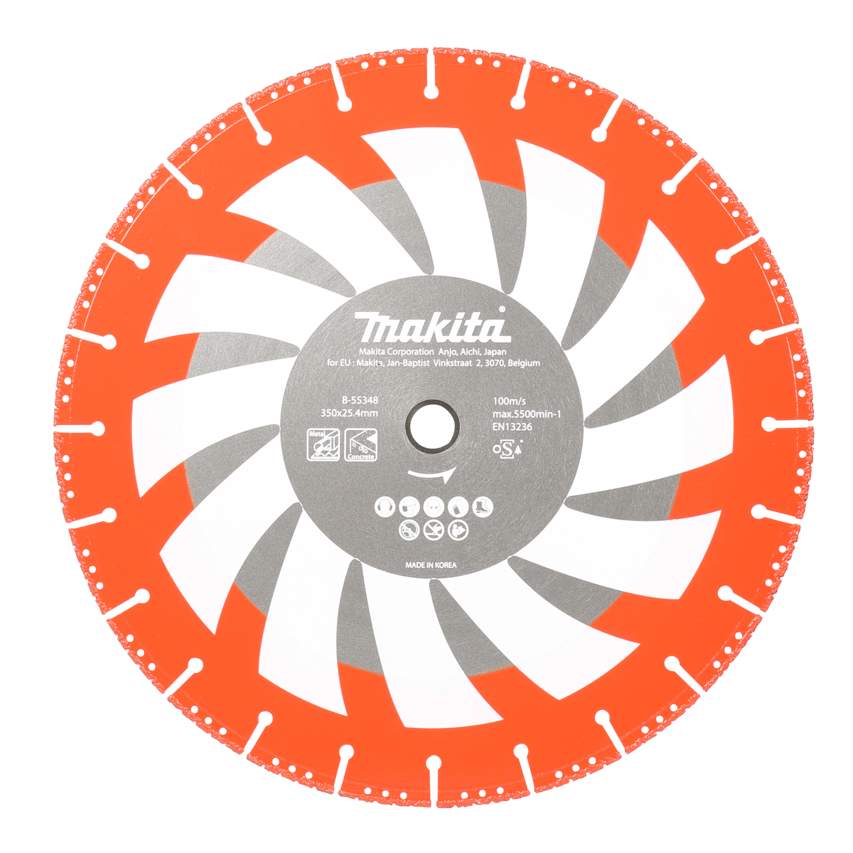 Makita B-55348 Diamantschijf Rescue | 350 x 25,4 x 3,4 mm