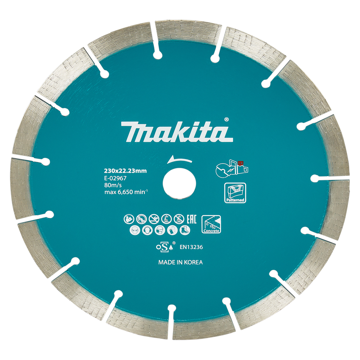 Makita E-02967 Diamantschijf | 230 x 22,23 x 2,4 mm