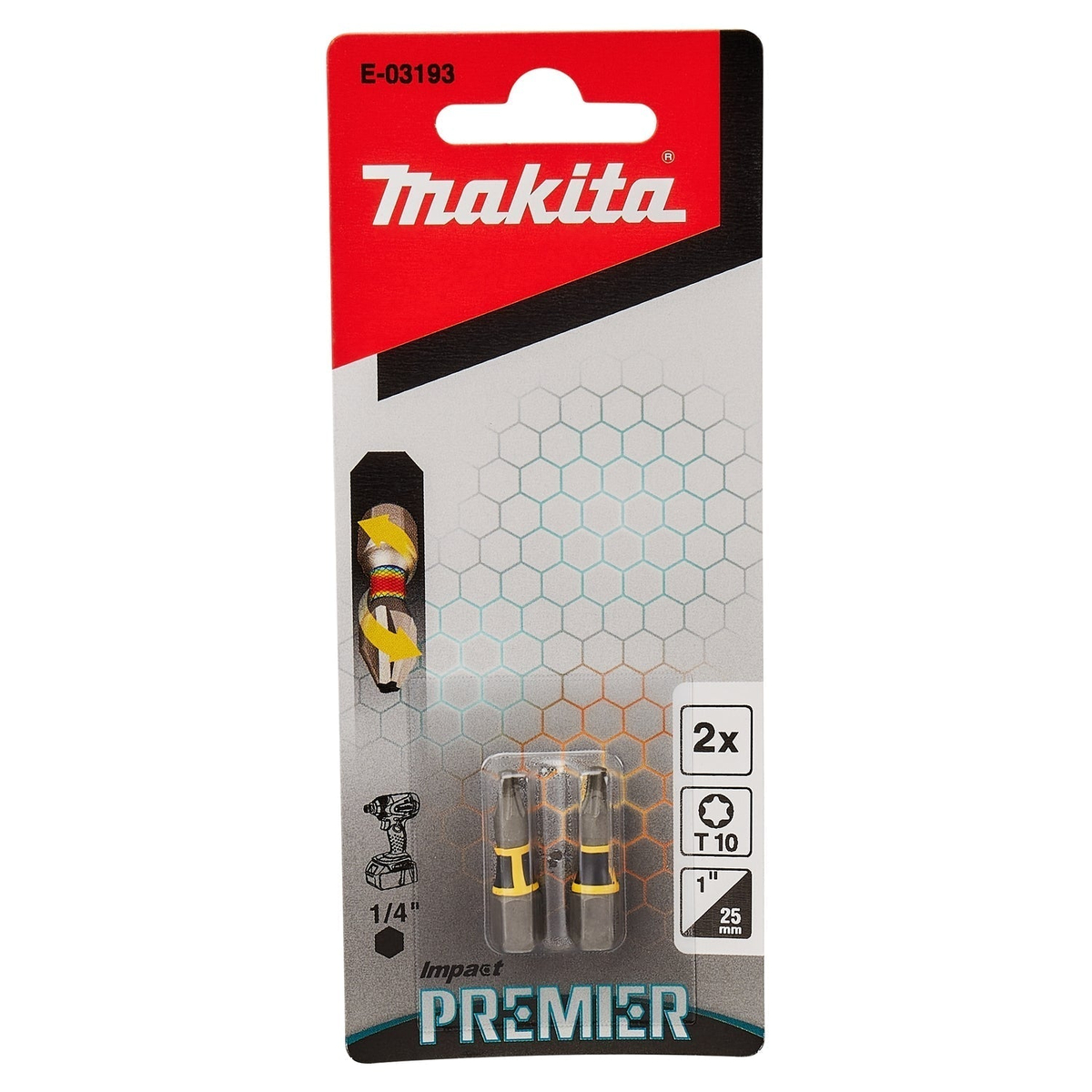 Makita Slagschroefbit T10x25mm XTT Impact Premier - E-03193