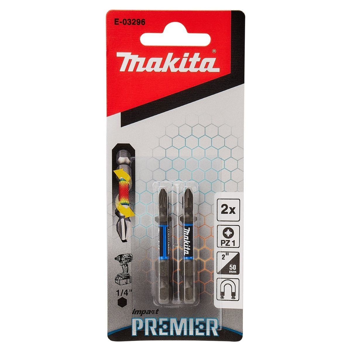 Makita Slagschroefbit PZ1x50mm XTT Impact Premier - E-03296