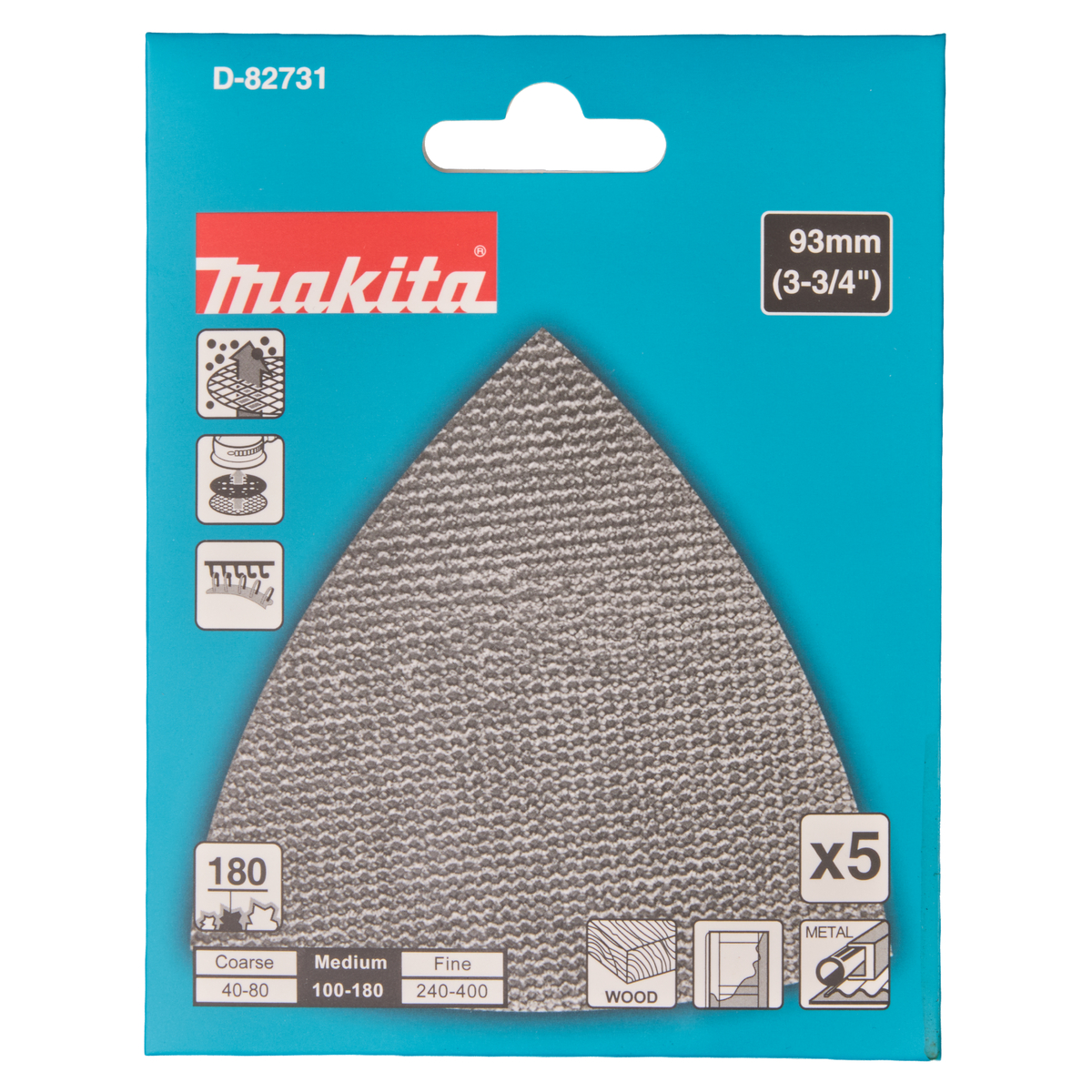 Makita D-82731 Delta schuurgaasvel 3-K 94 mm A180