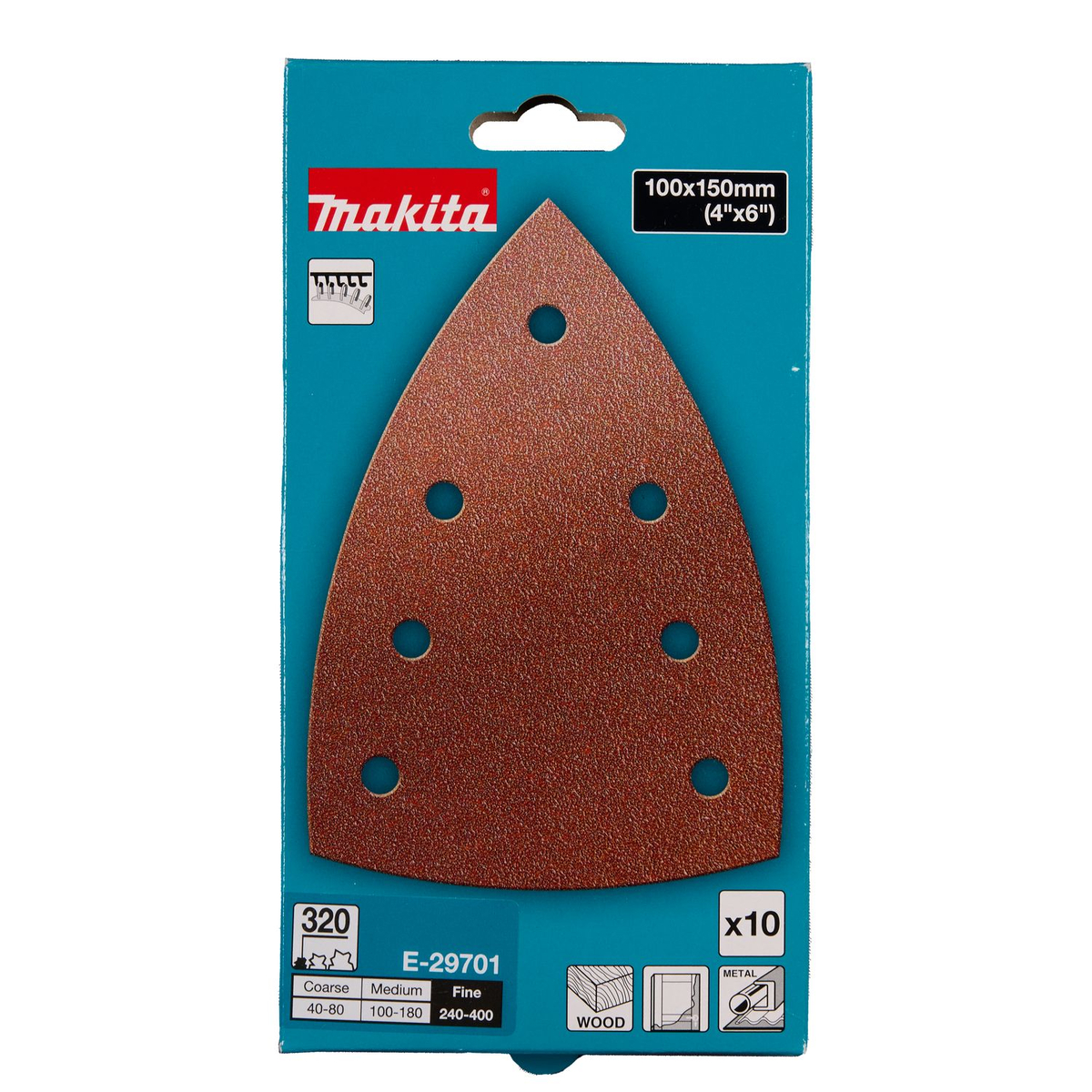 Makita E-29701 Delta schuurvel 100x150 A320 VE=10