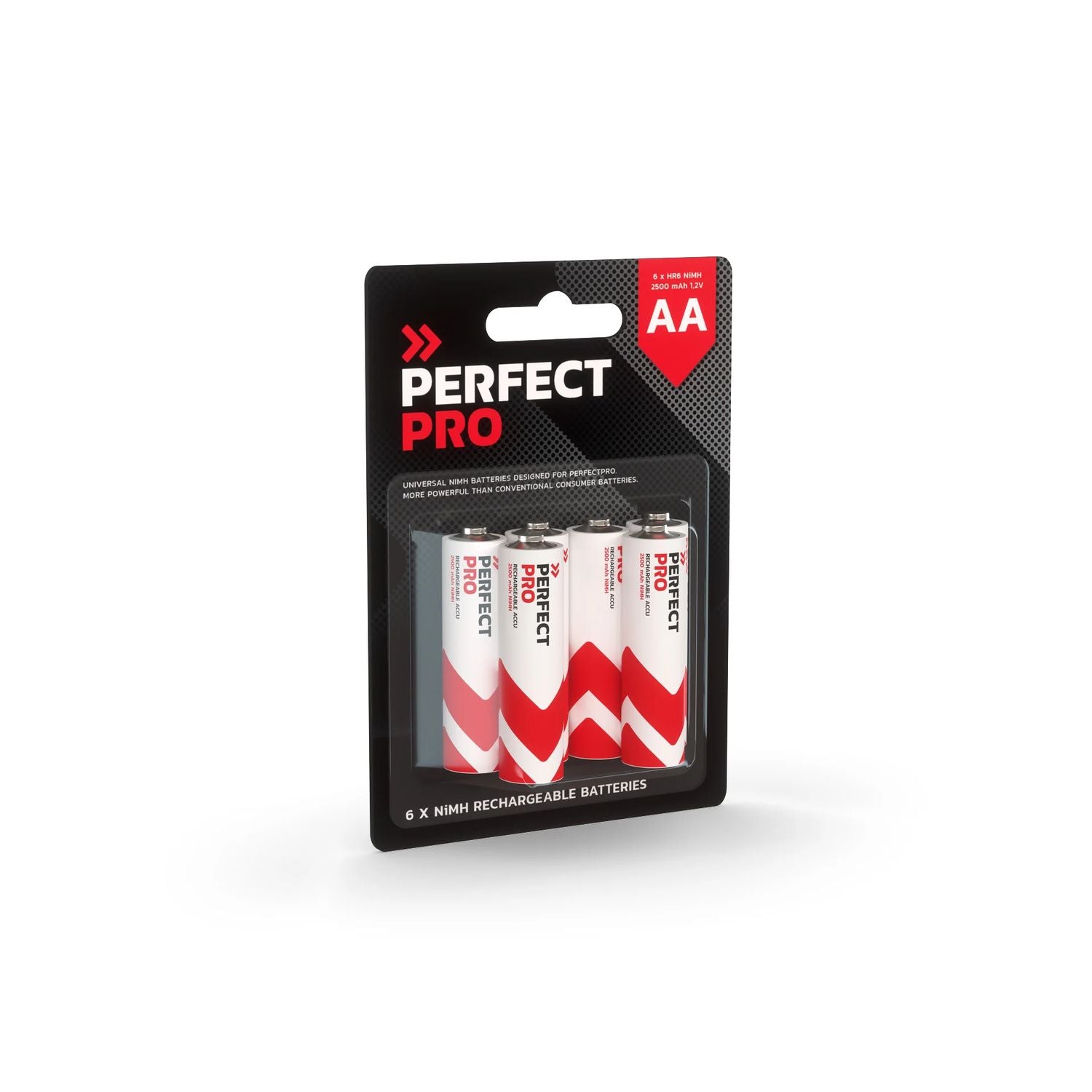 Perfectpro B-AA6 NiMH Batterijen AA 2500 mAh - VE=6 afbeelding