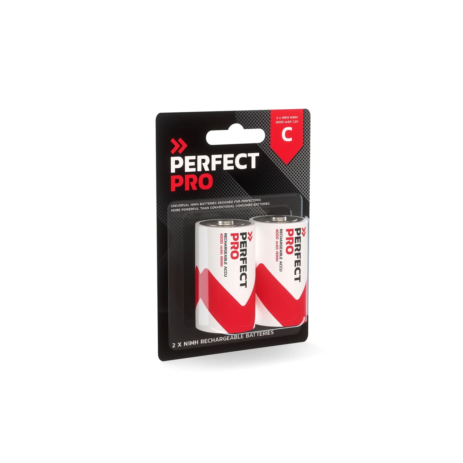 Perfectpro B-C2 NiMH Batterijen C 4000 mAh - VE=2 afbeelding