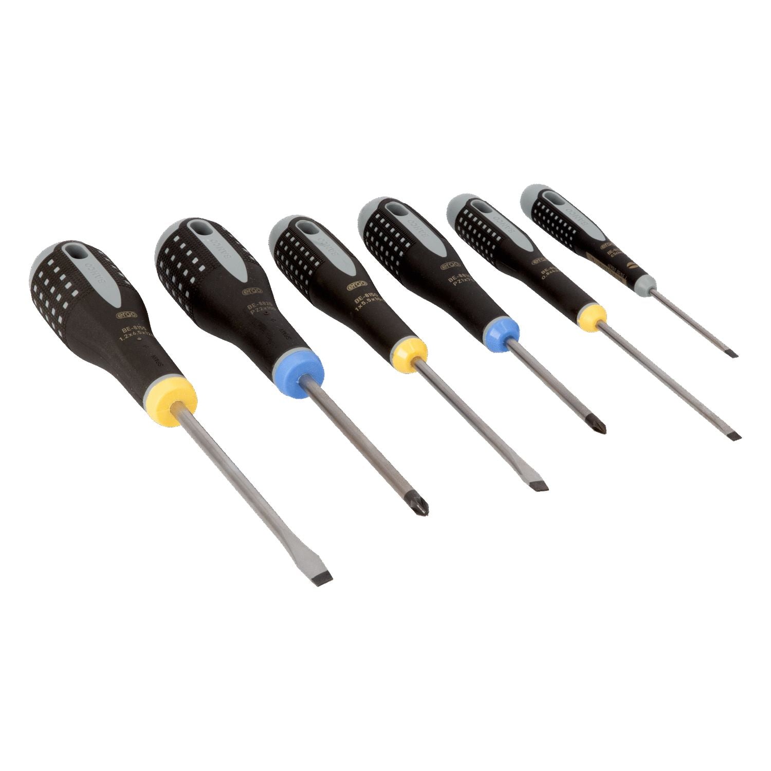 Bahco Schroevendraaierset ERGO™ Sleuf/Pozidriv 6-delig - BE-9882
