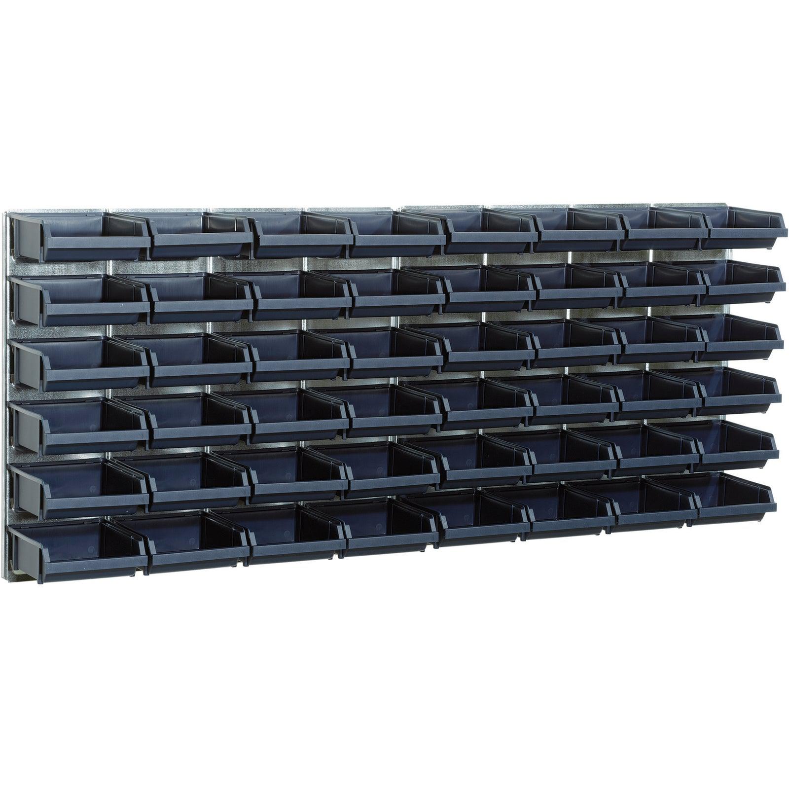 Raaco Wandsysteem Magazijnbakken 2 Panelen + 48 bakjes - 181204 afbeelding