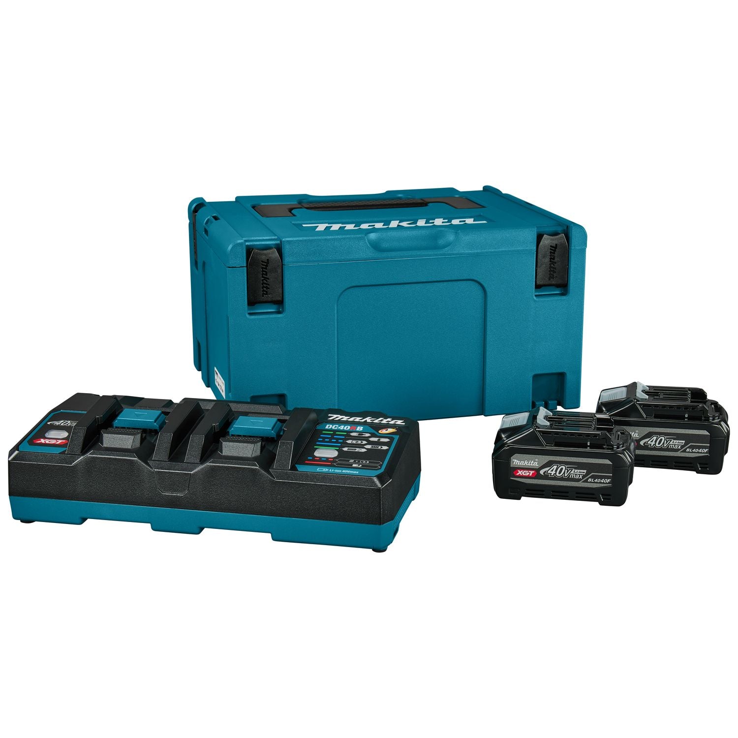 Makita Accu Starterset XGT DC40RB 2x BL4040F