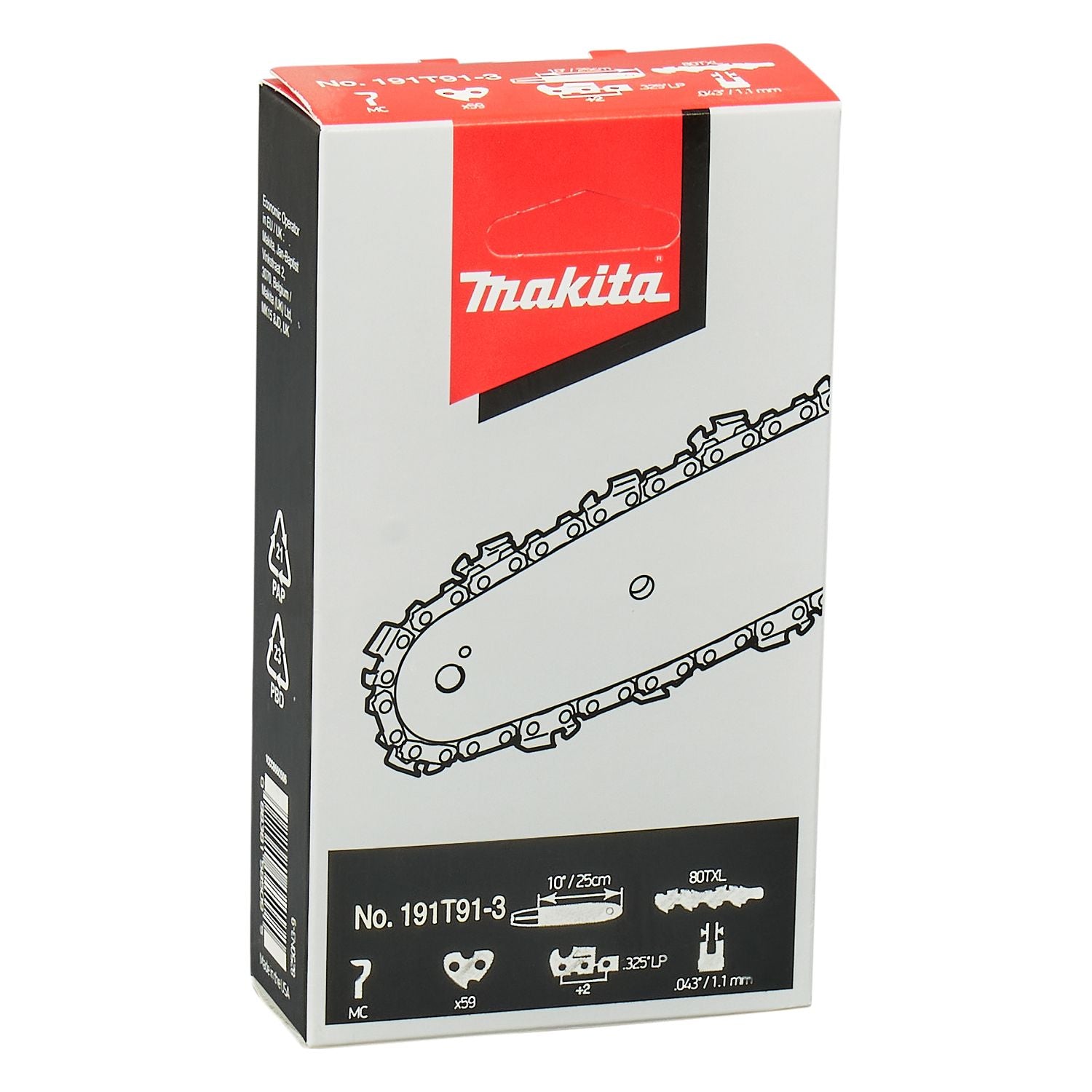 Makita 191T91-3 Zaagketting TXL80 35cm