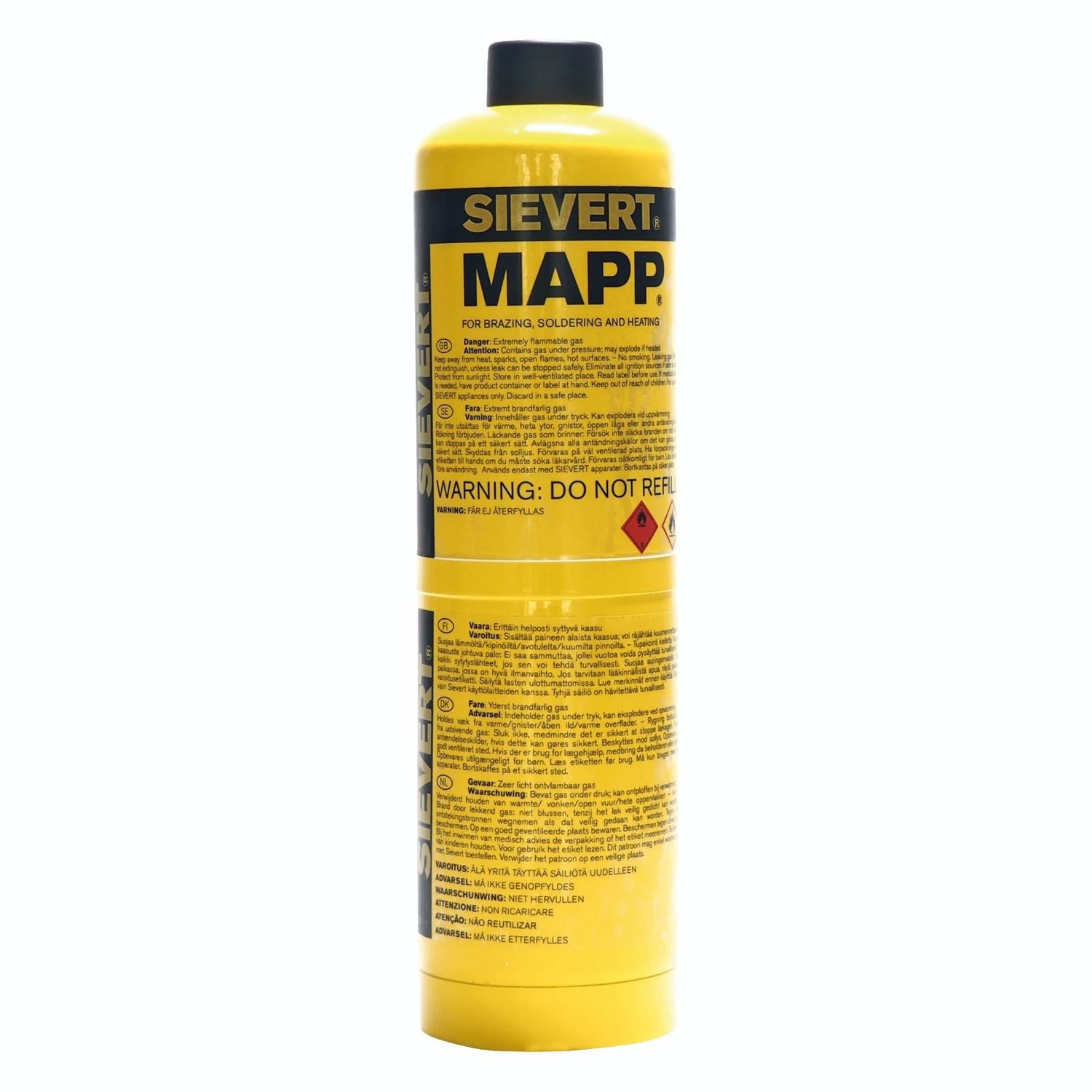 Sievert Gaspatroon MAPP Propyleen 640 ml - 222183 afbeelding