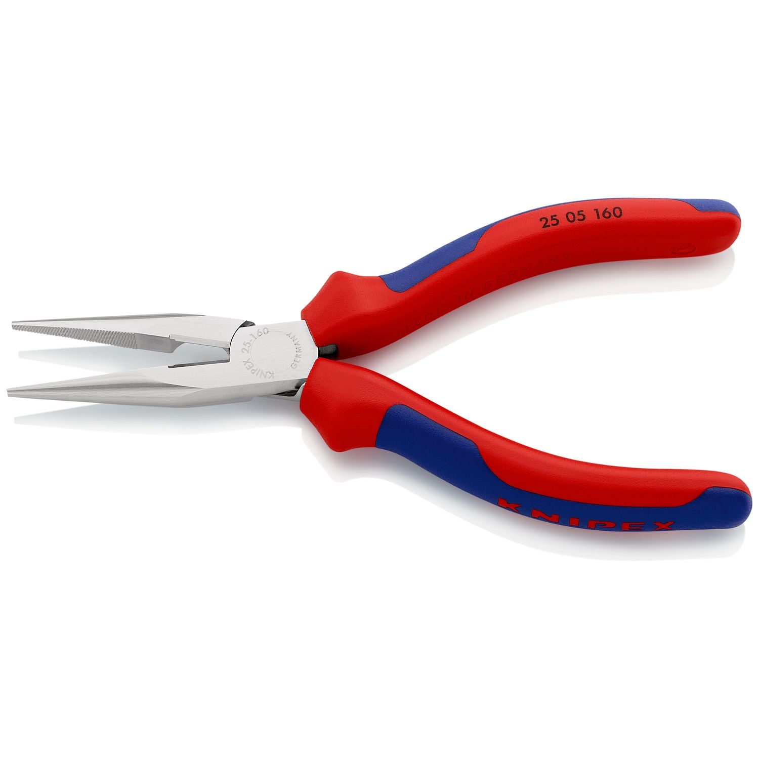 Knipex 25 05 160 Radiotang 160mm recht + zijsnijder met comfortgrepen | verchroomd afbeelding