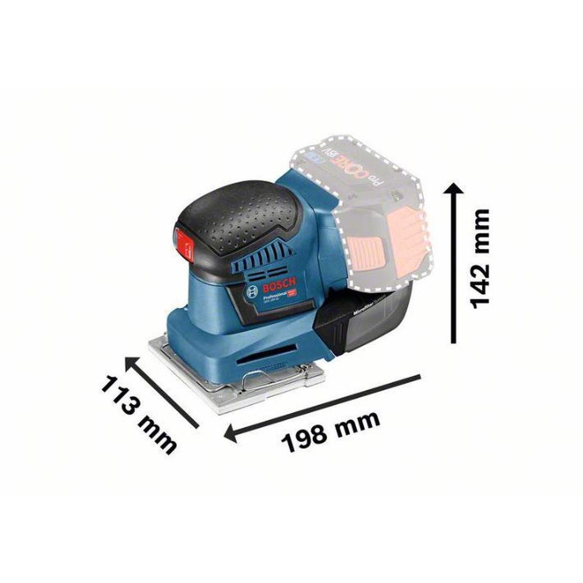 Bosch Professional GSS 18V-10 – Basic Body met accessoires in L-BOXX 136
