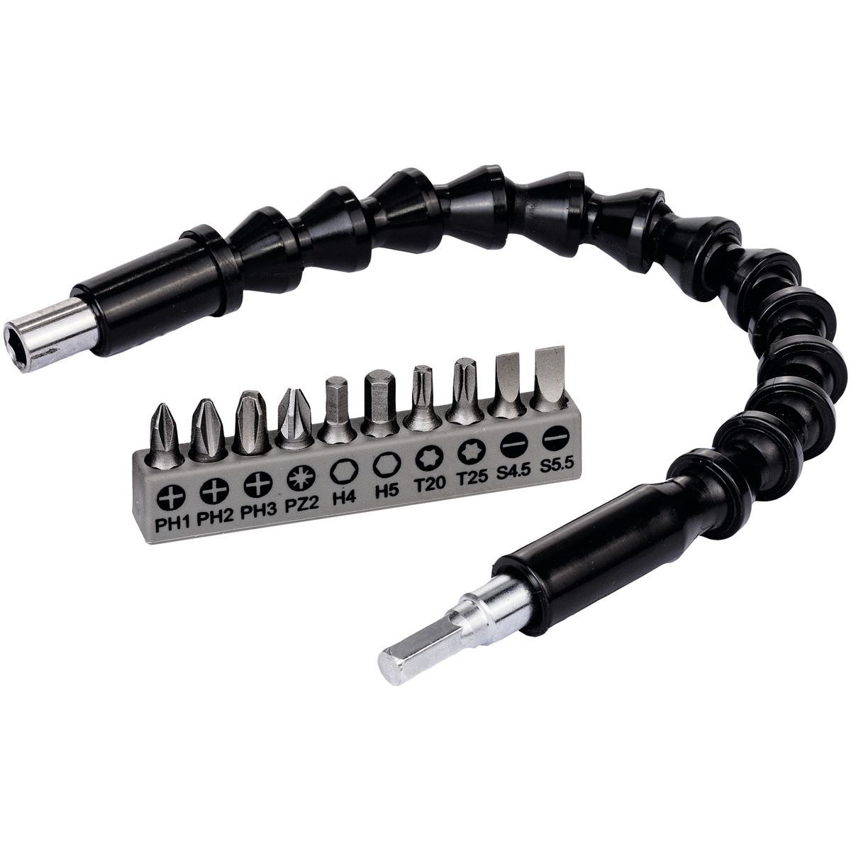 Bosch Professional Flexibele schroefbitverlenging + 10-delige bitset - 2608522377