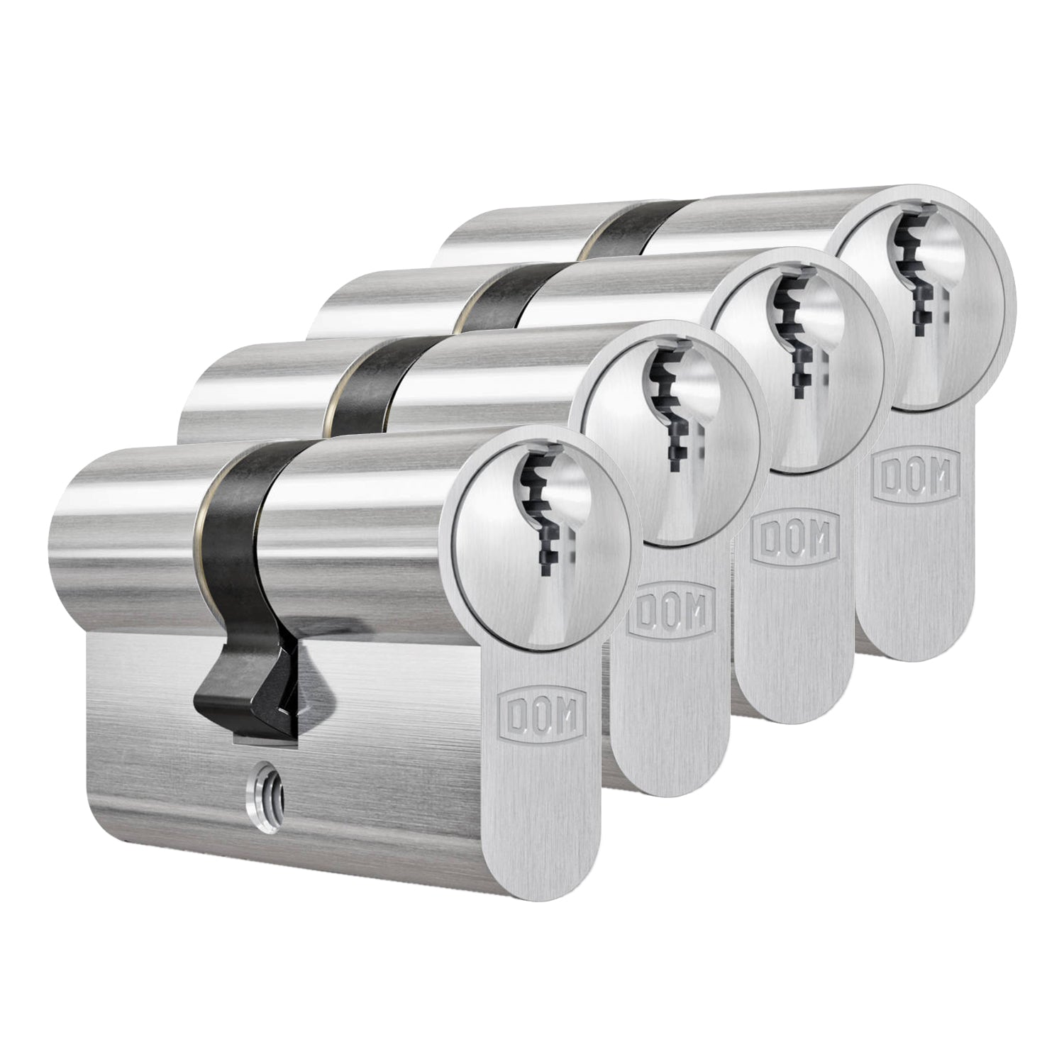 DOM 333 Plura Profielcillinder T-koppeling 30/30 SKG** VE=4 - 333PLAT001P4 afbeelding