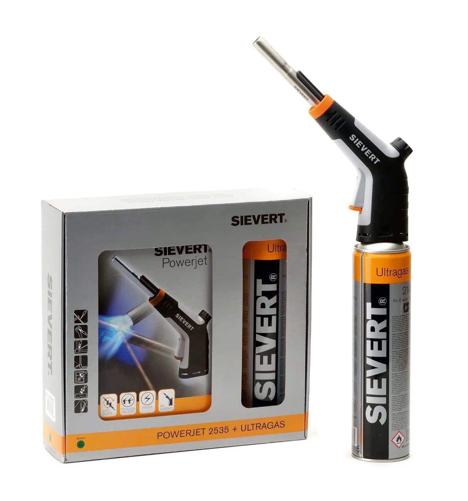 Sievert Powerjet set met Ultragas EU (7/16") aansluiting - 253512 afbeelding