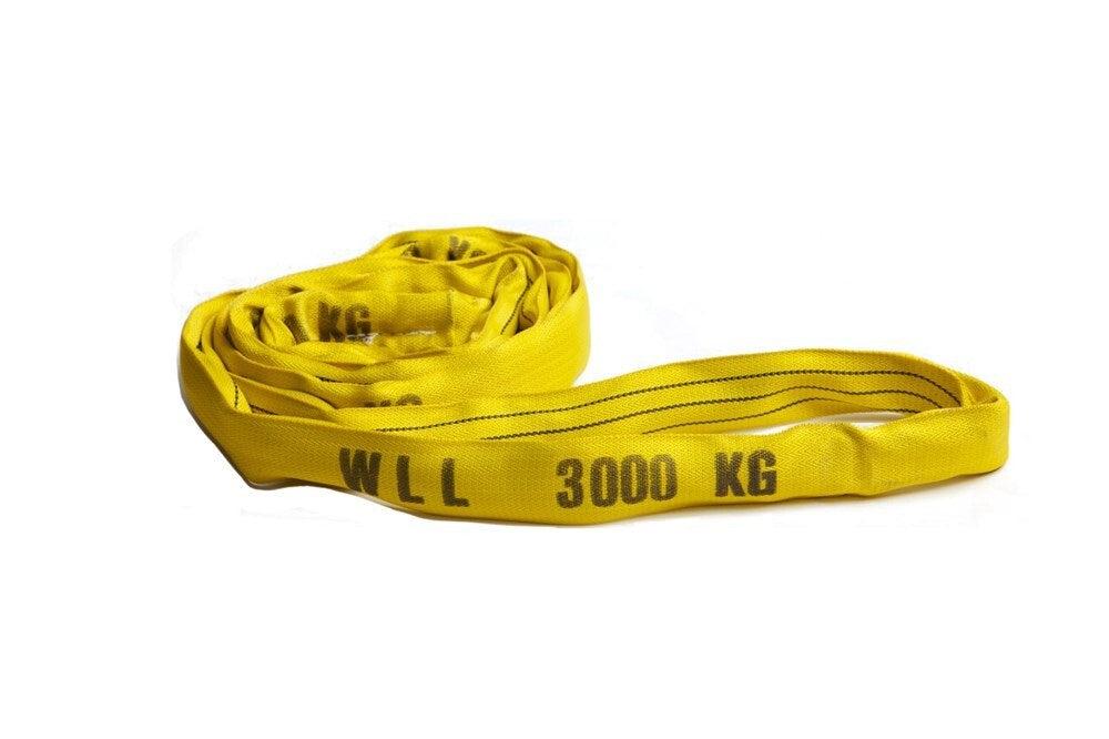 4tecx Rondstrop Pe 3000Kg Geel Omtrek 3M afbeelding 1