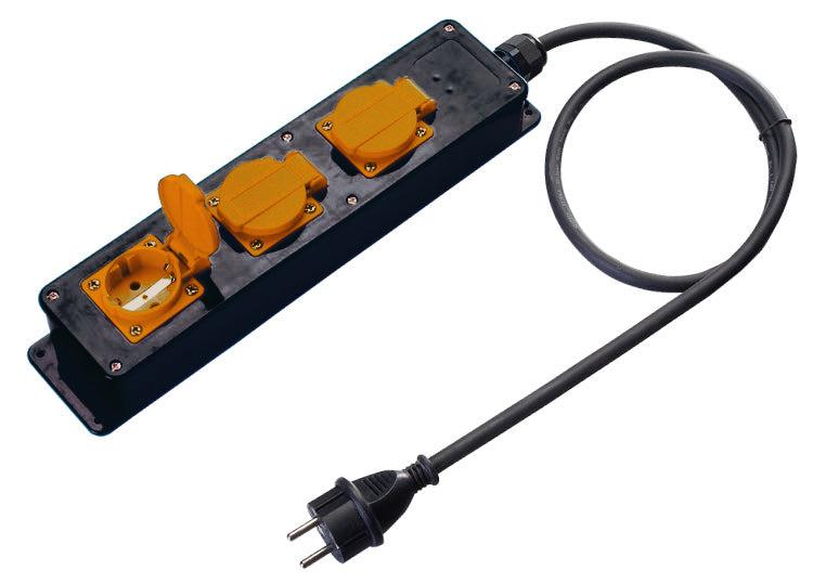 Relectric PRO Stekkerdoos 3-voudig 5 meter 3x1,5 mm - RELEC492275 afbeelding