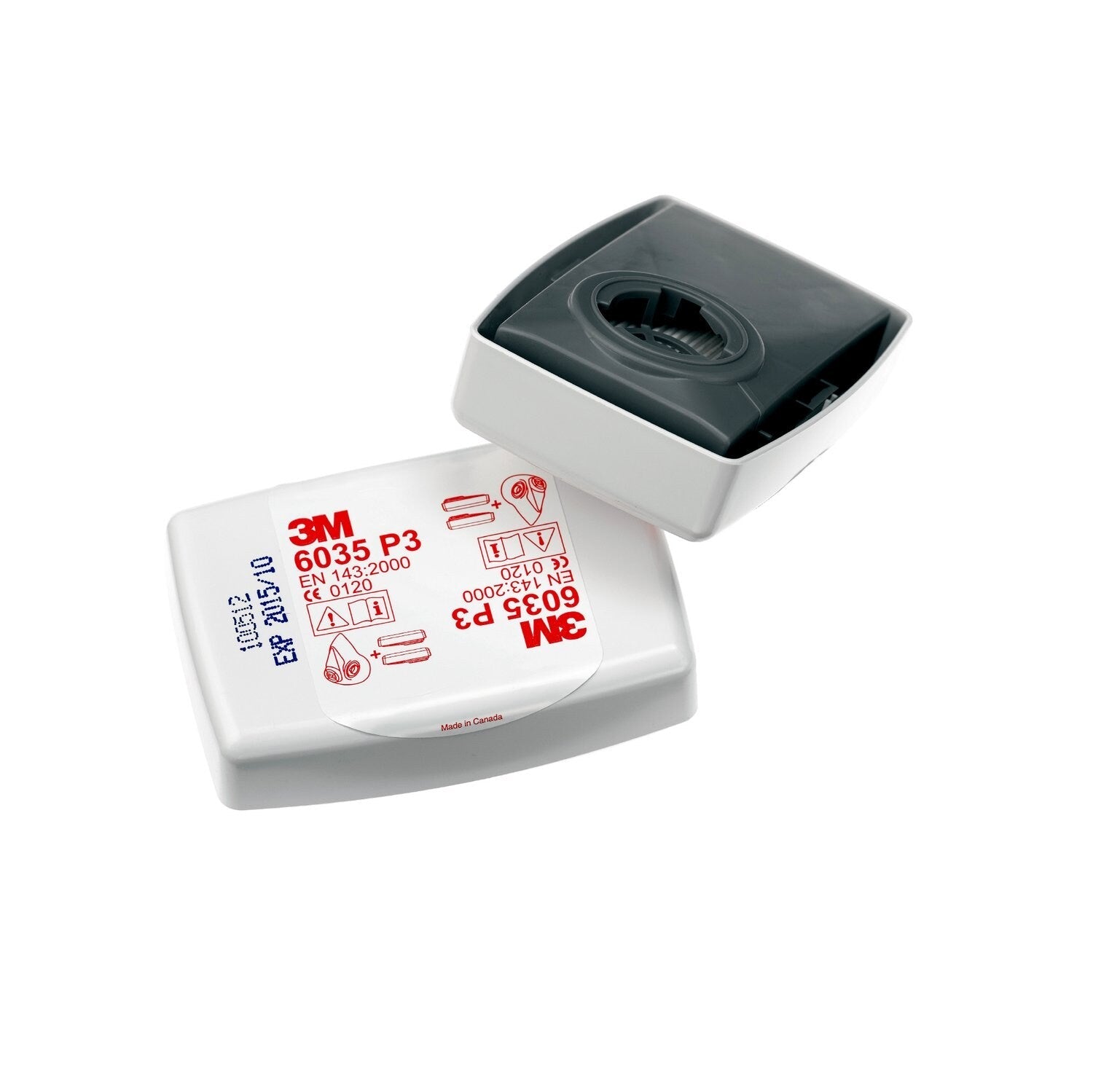 3M Deeltjesfilter voor Herbruikbaar Masker P3 R (Paar) - 6035 afbeelding