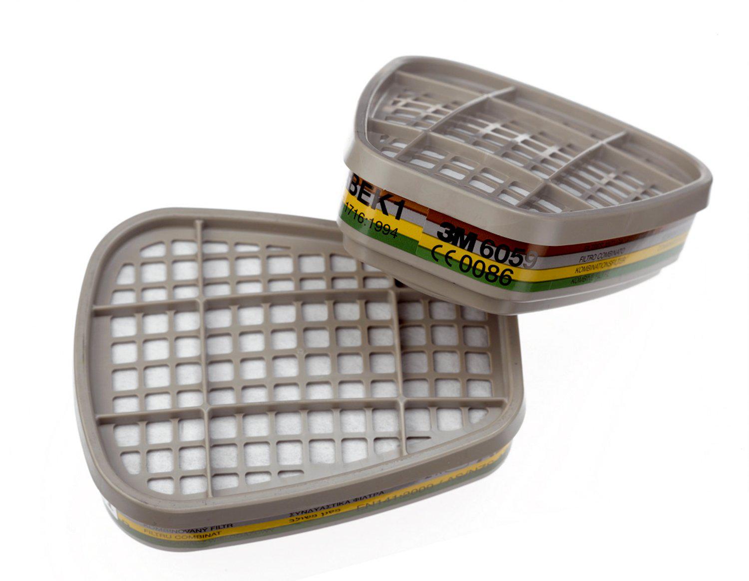 3M Gas- en dampfilter ABEK1 6000 Serie (Paar) - 6059 afbeelding