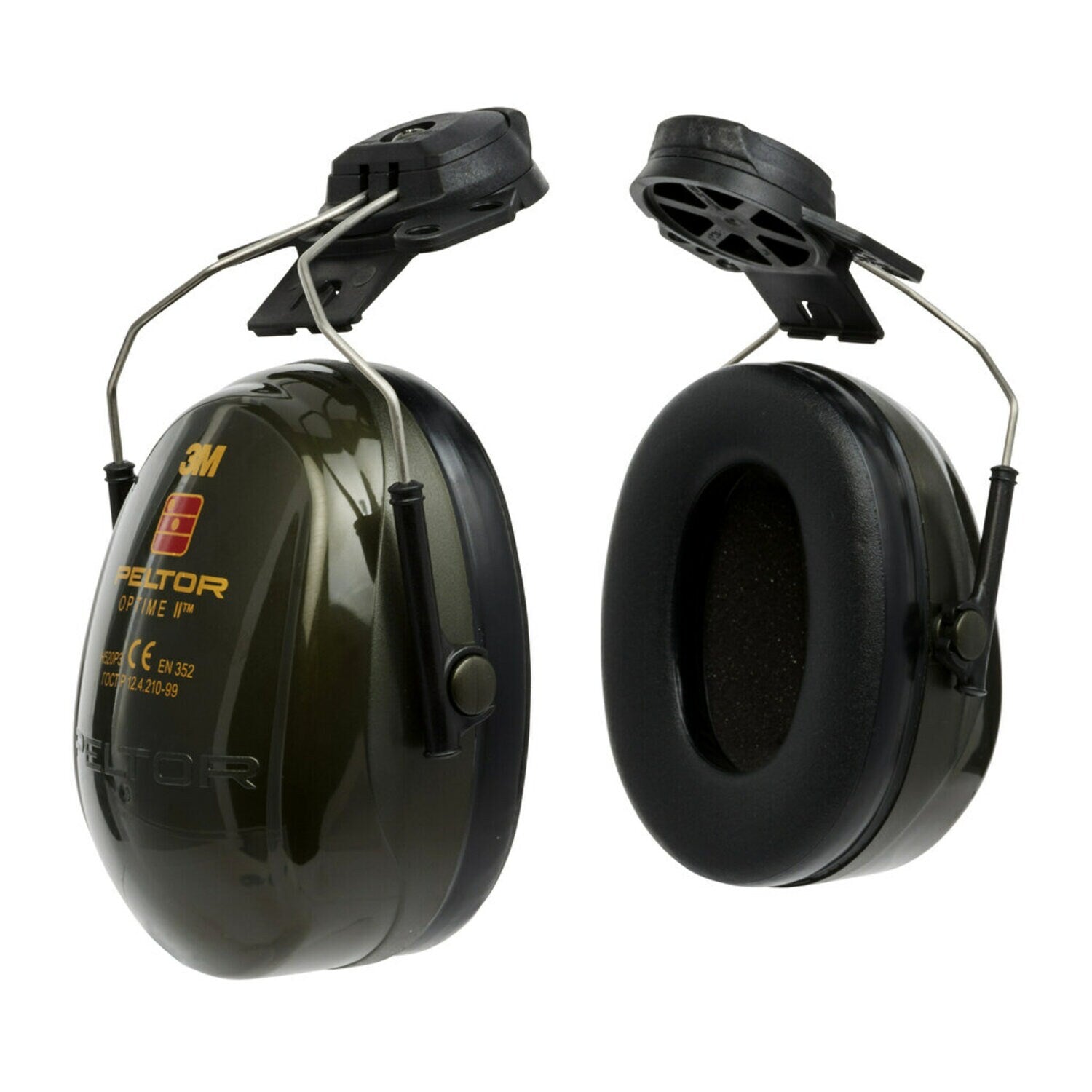 3M PELTOR™ Optime™ II H520P3 Oorkap gehoorbescherming voor helm groen 31dB - OPT2P3E afbeelding