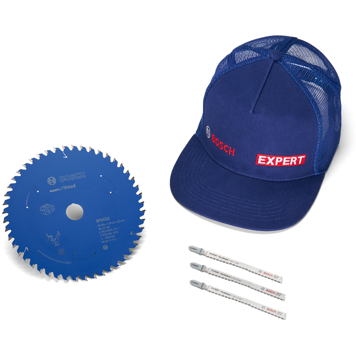 Bosch Professional EXPERT Houtbewerkingsset (cirkelzaagblad + decoupeerzaagbladen) + pet - 061599765P