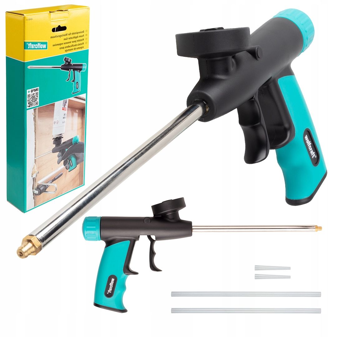 Wolfcraft Pur Pistool SET - Purpistool voor montageschuim - Schuimpistool - 4342000 afbeelding