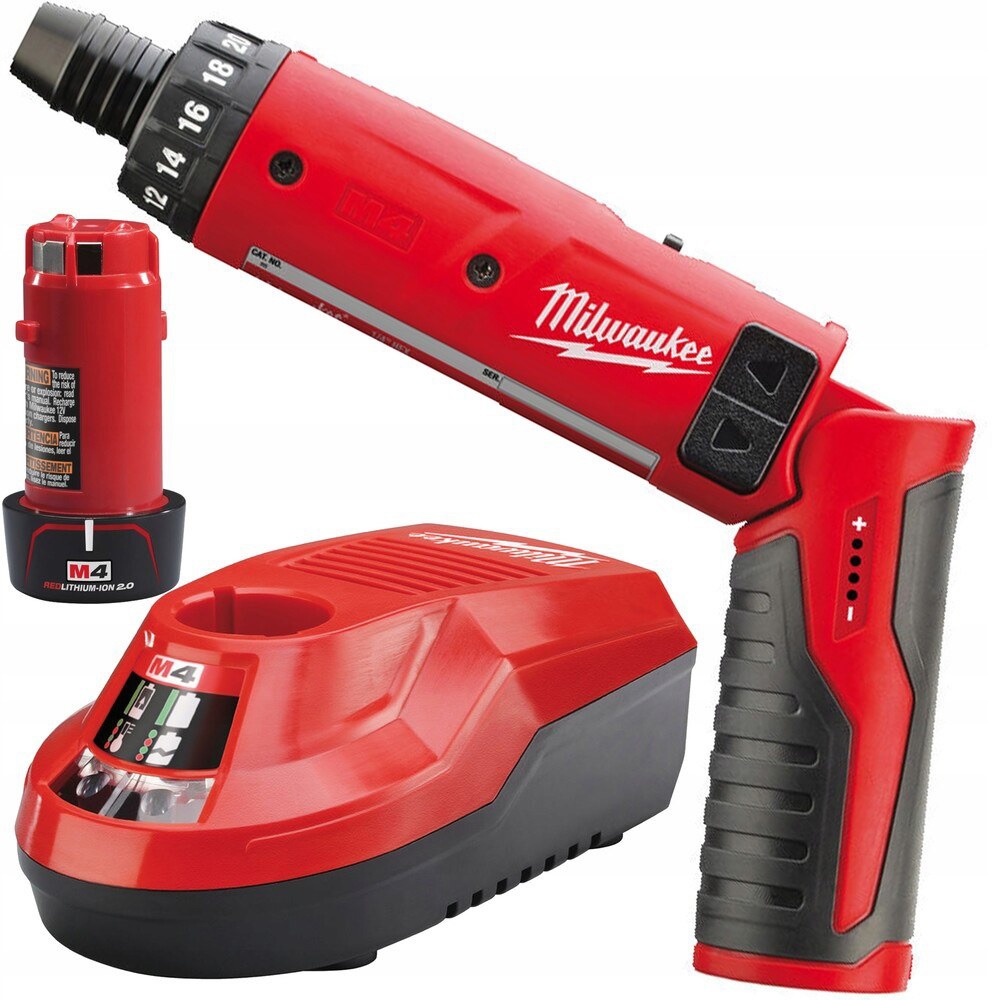 Milwaukee M4 D-202B Compacte Accu Schroevendraaier 4V 2.0Ah Li-Ion - 4933440475