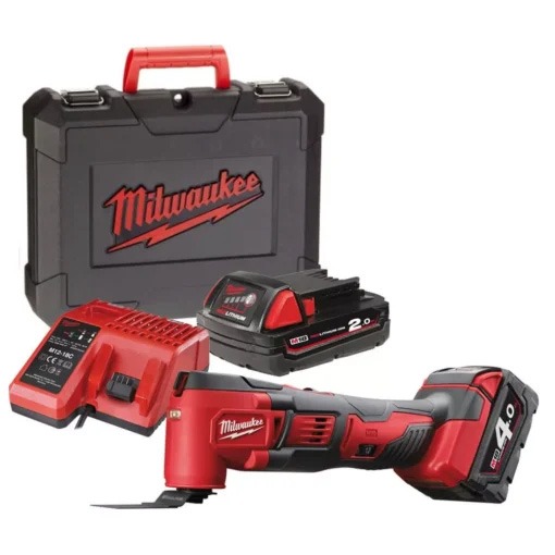 Milwaukee M18 BMT-421C Accu multitool 18V 4.0Ah + 2.0Ah in koffer - 4933446210 afbeelding 1