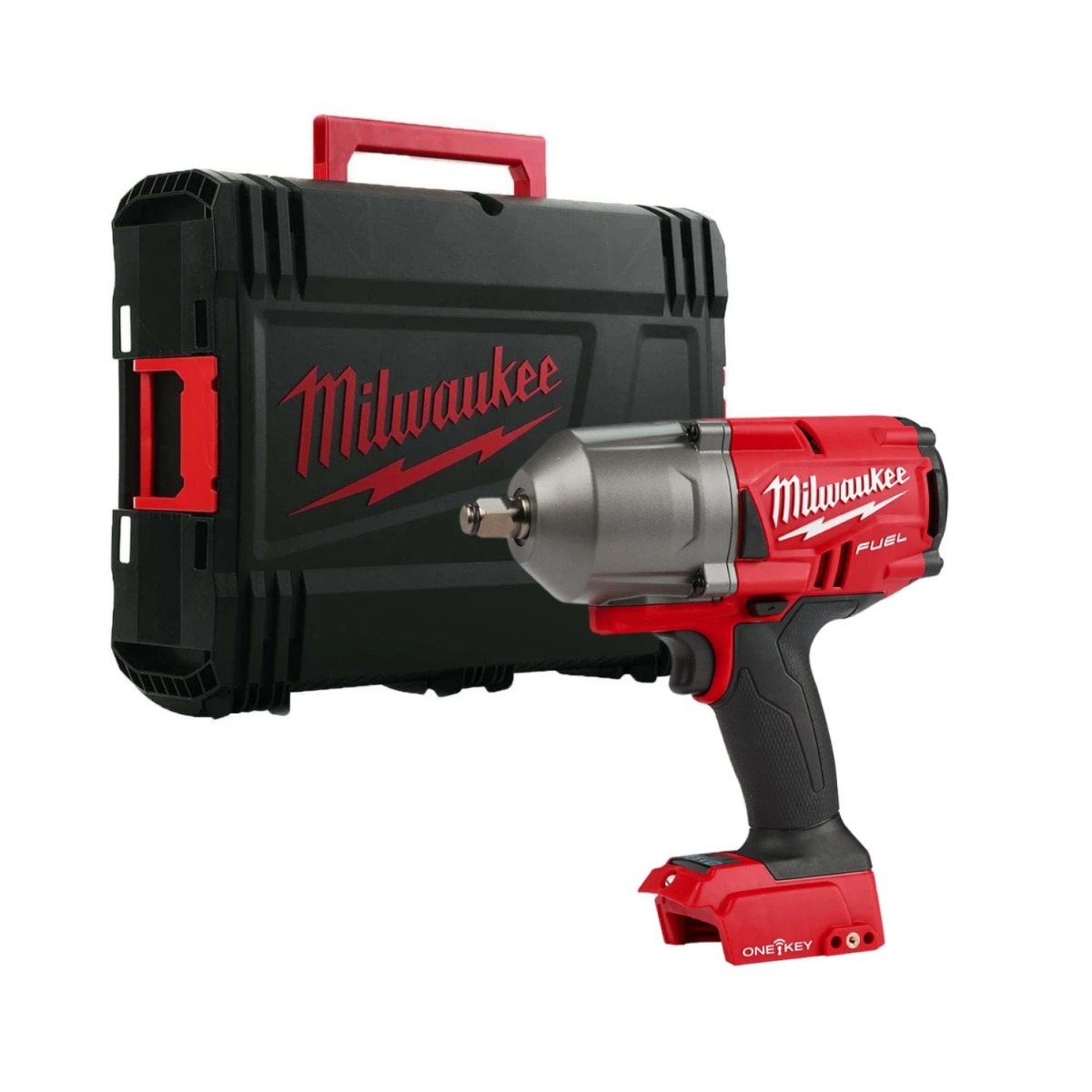 Milwaukee M18 FUEL™ ONEFHIWF12-0X ONE-KEY™ Accu slagmoersleutel 1356Nm 1/2" frictiering 18V Basic Body in HD-Box - 4933459726