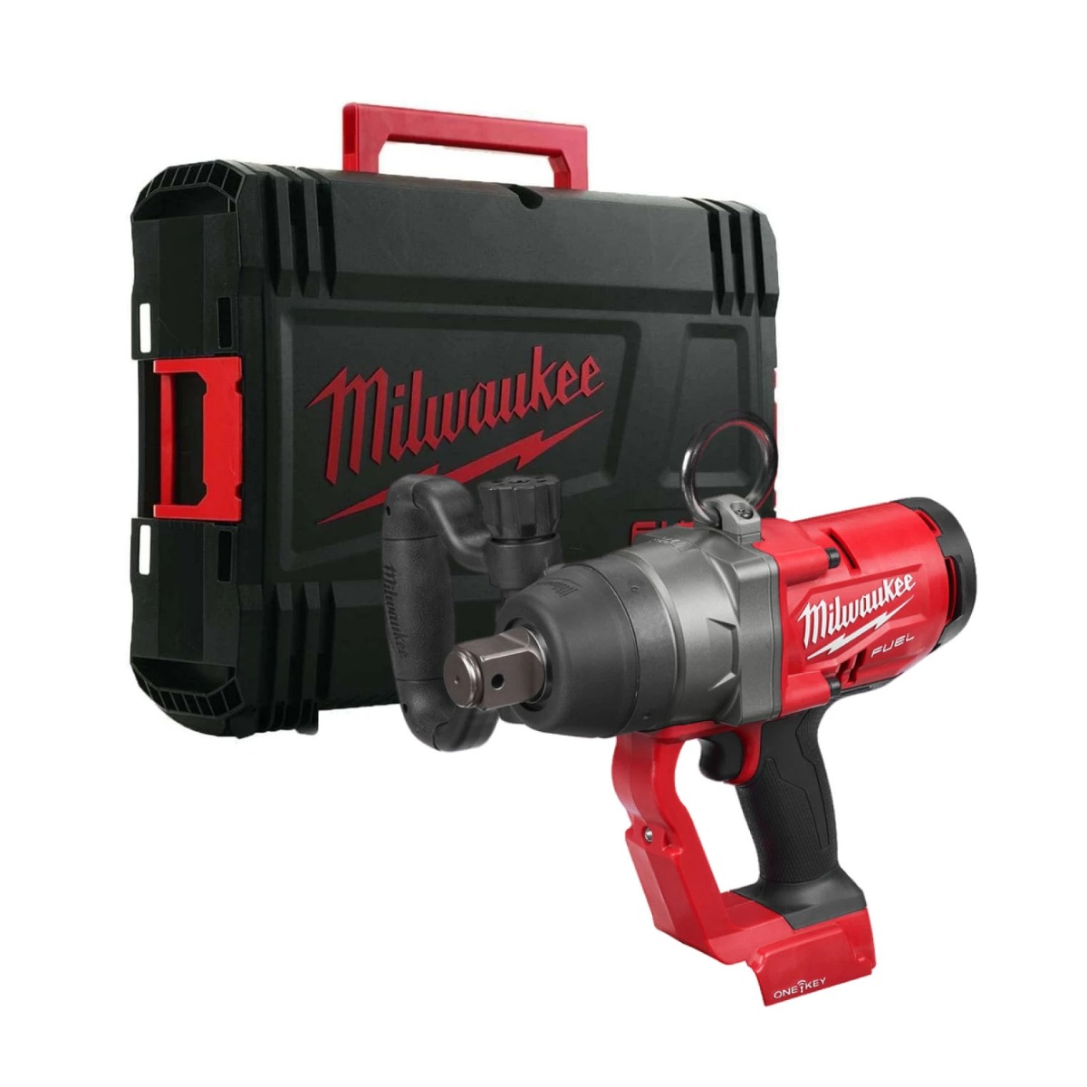 Milwaukee M18 FUEL™ ONEFHIWF1-0X ONE-KEY™ Accu slagmoersleutel 2033Nm 1" frictiering 18V Basic Body in HD-Box - 4933459732