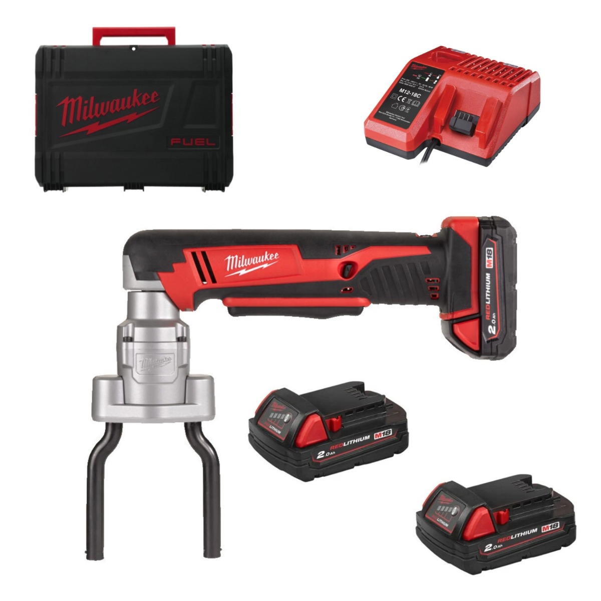 Milwaukee M18 BSBT-202X Accu Breekboutmachine 18V 2.0Ah in HD-Box - 4933493289