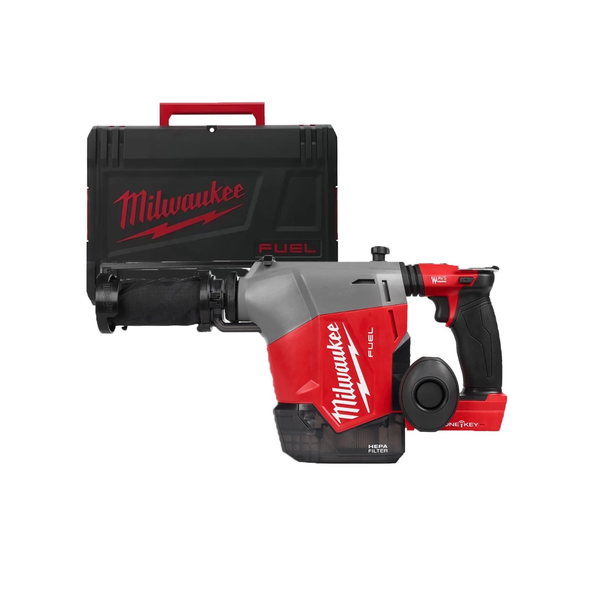 Milwaukee M18 FUEL™ FHAFOH16-0X ONE-KEY™ Accu boorhamer SDS-Plus 2,3J met geïntegreerde stofafzuiging 18V Basic Body in HD-Box - 4933493532