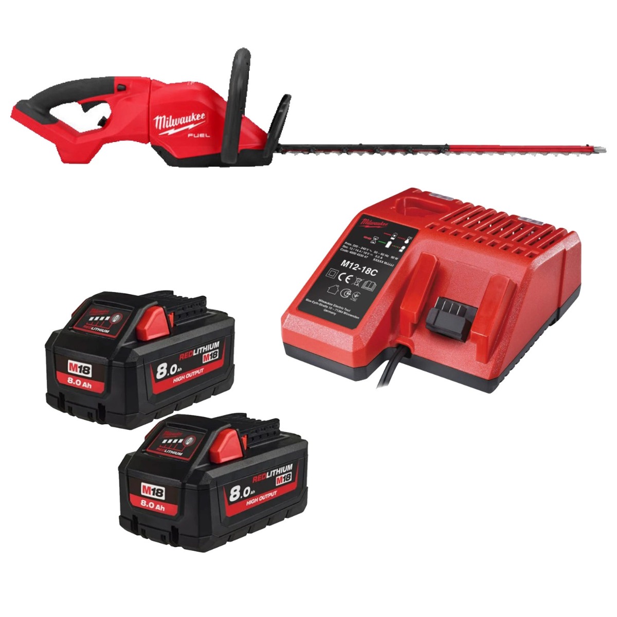 Milwaukee M18 FUEL™ FHET60G2-802 Accu heggenschaar 60cm 18V 8.0Ah - 4933498385 afbeelding 1