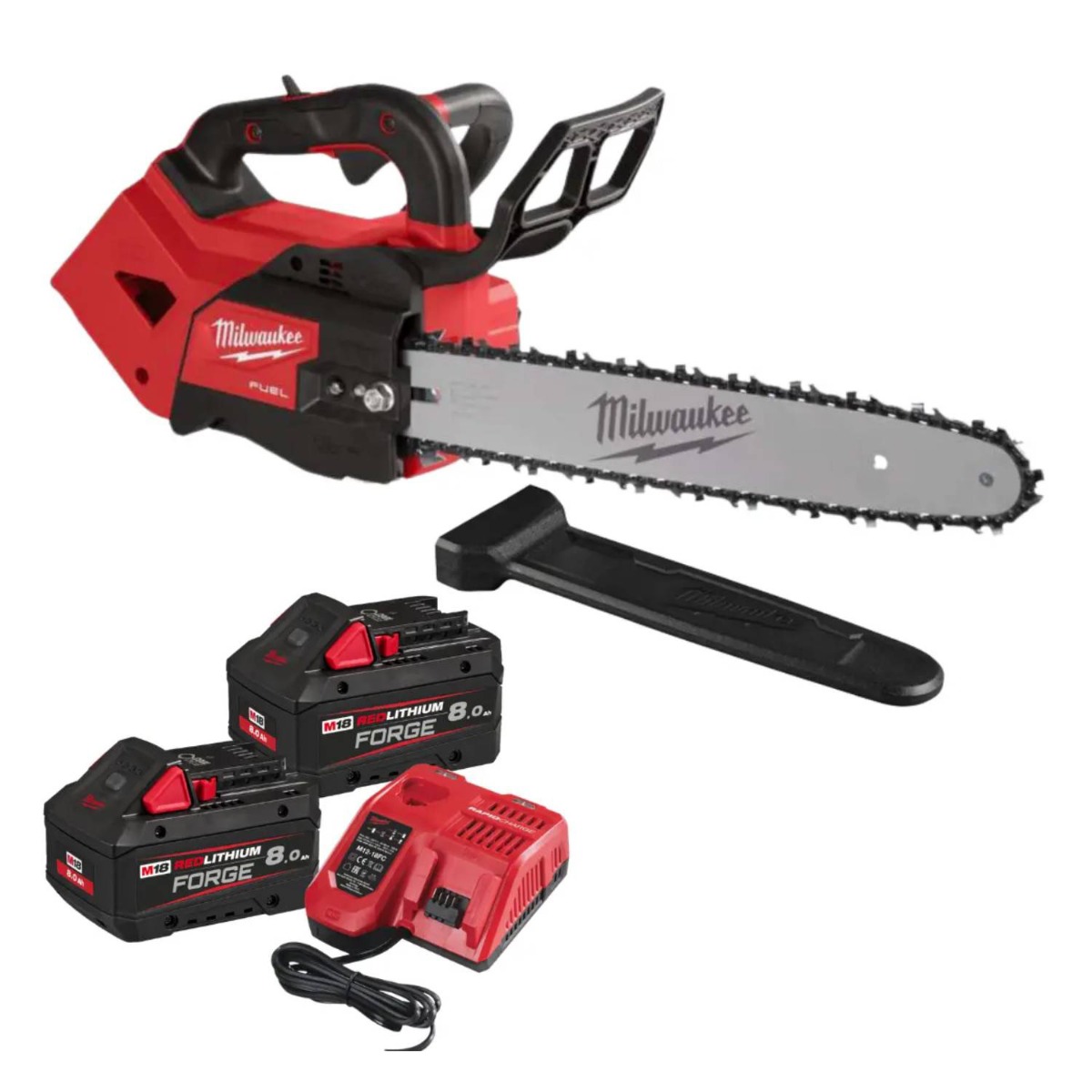 Milwaukee M18 FUEL™ FTHCHS35-802 Accu tophandle kettingzaag 35cm 18V 12.0Ah - 4933499222