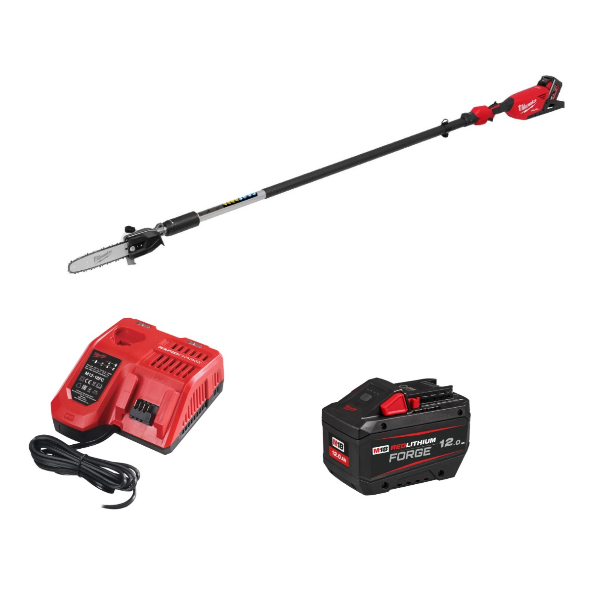 Milwaukee M18 FUEL™ FTPS30-121 Accu telescopische stokzaag 30cm 18V 12.0Ah - 4933499227 afbeelding 1