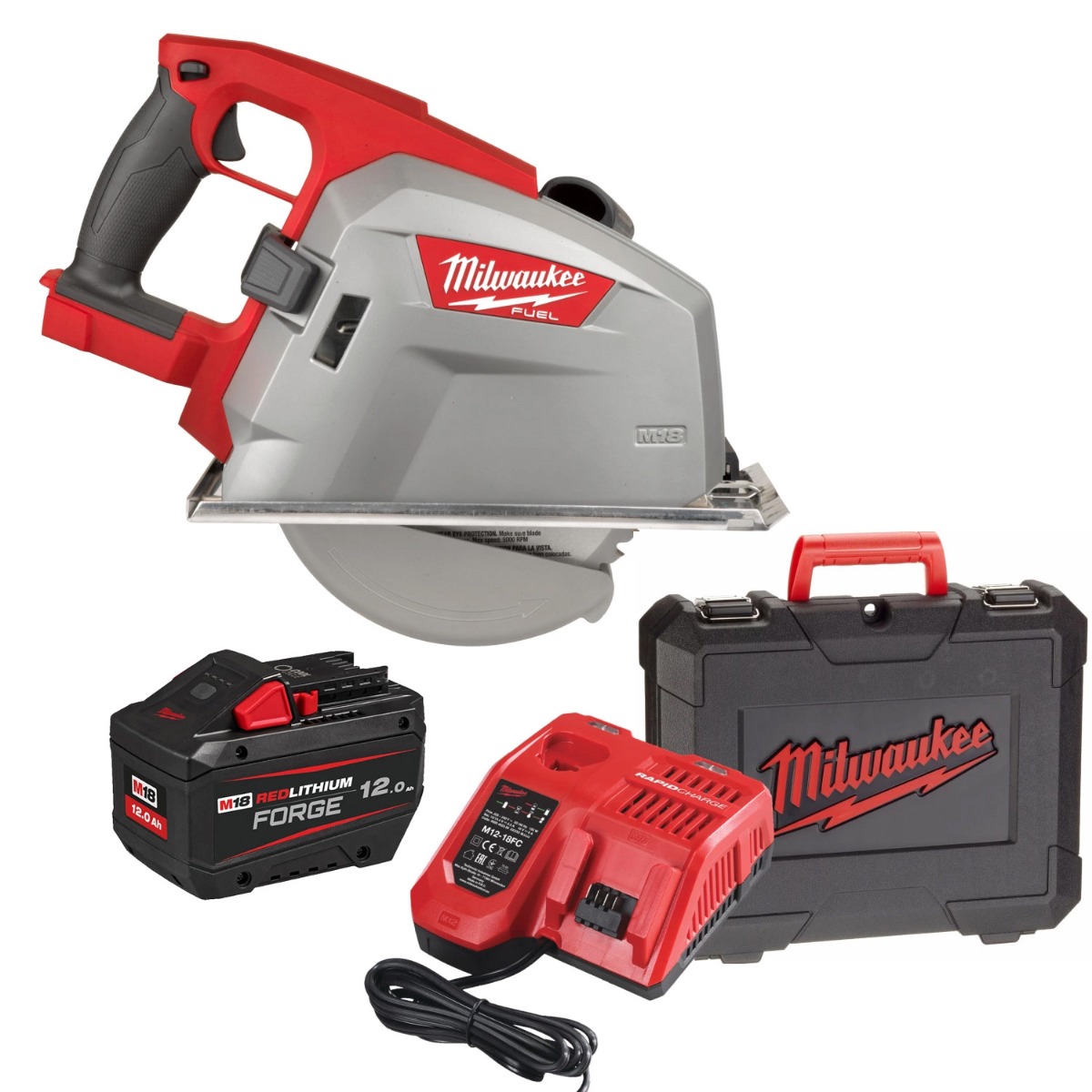 Milwaukee M18 FUEL™ FMCS66-121C Accu metaalzaagmachine 203mm 18V 12.0Ah in koffer - 4933499243
