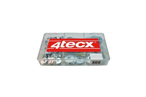 4tecx Assortiment sluitringen verzinkt 455-delig - 4095630738 afbeelding 1