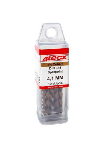 4tecx Metaalboor HSS Cobalt 4mm VE=10 - 4027005808 afbeelding 1
