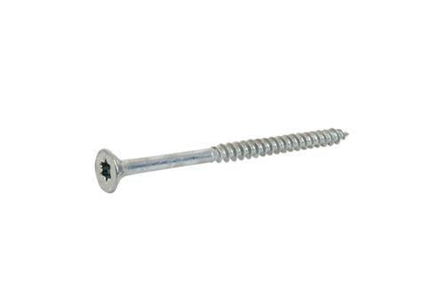 4tecx Platverzonkenkopschroef Torx Verzinkt 5x80 Deeldraad - VE=200 - 4095500203 afbeelding 1