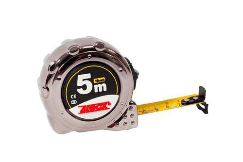 4tecx Rolbandmaat 8M 25Mm Chroom Kl2 afbeelding 1