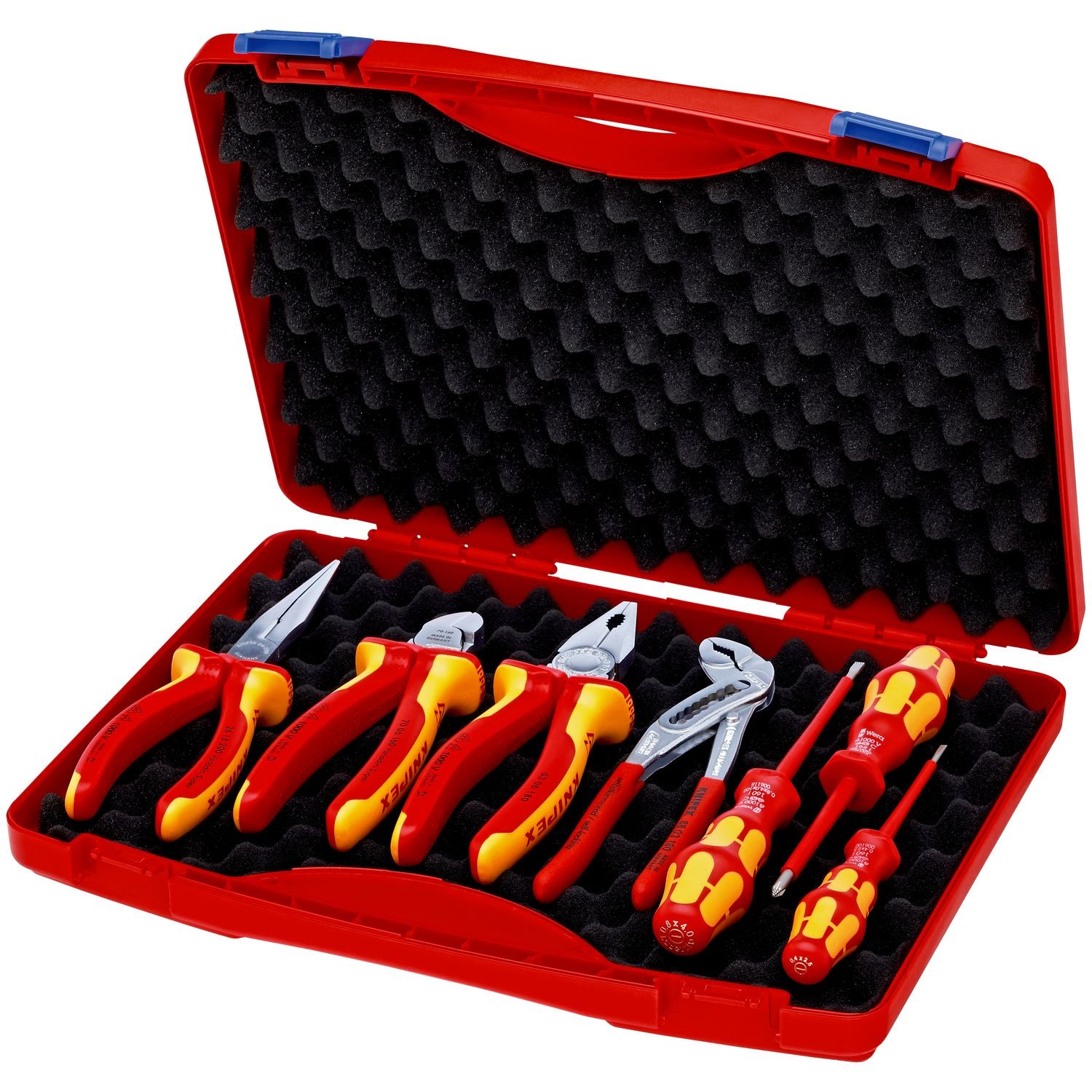 Knipex 00 21 15 Gereedschapsbox RED Electro Set 2 - 7-delig afbeelding