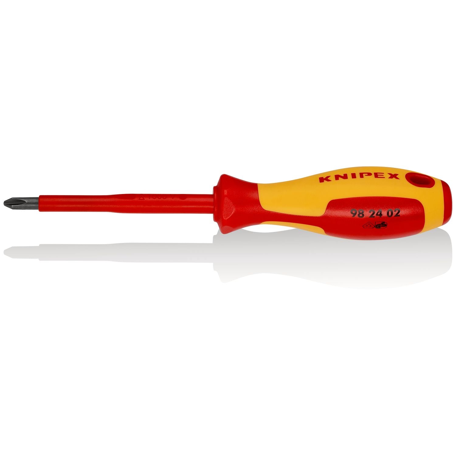 Knipex 98 24 02 Schroevendraaier Phillips PH 2 VDE afbeelding