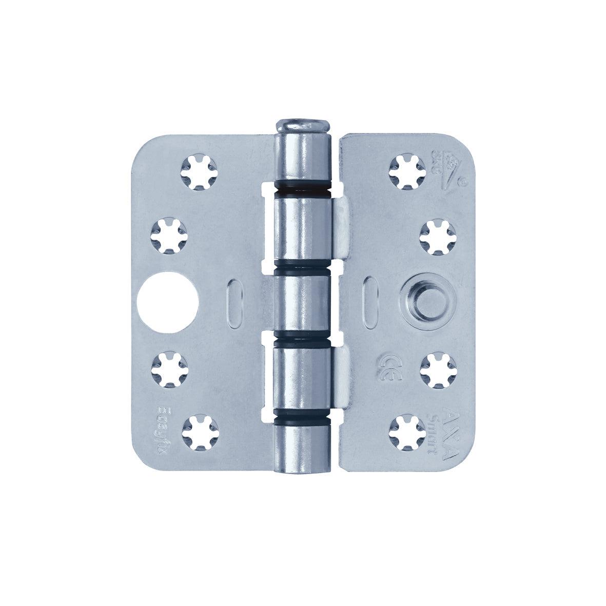 AXA Veiligheidsscharnier Smart Easyfix 89x89 rondhoek gegalvaniseerd VE=50 - 1687-09-23/7V