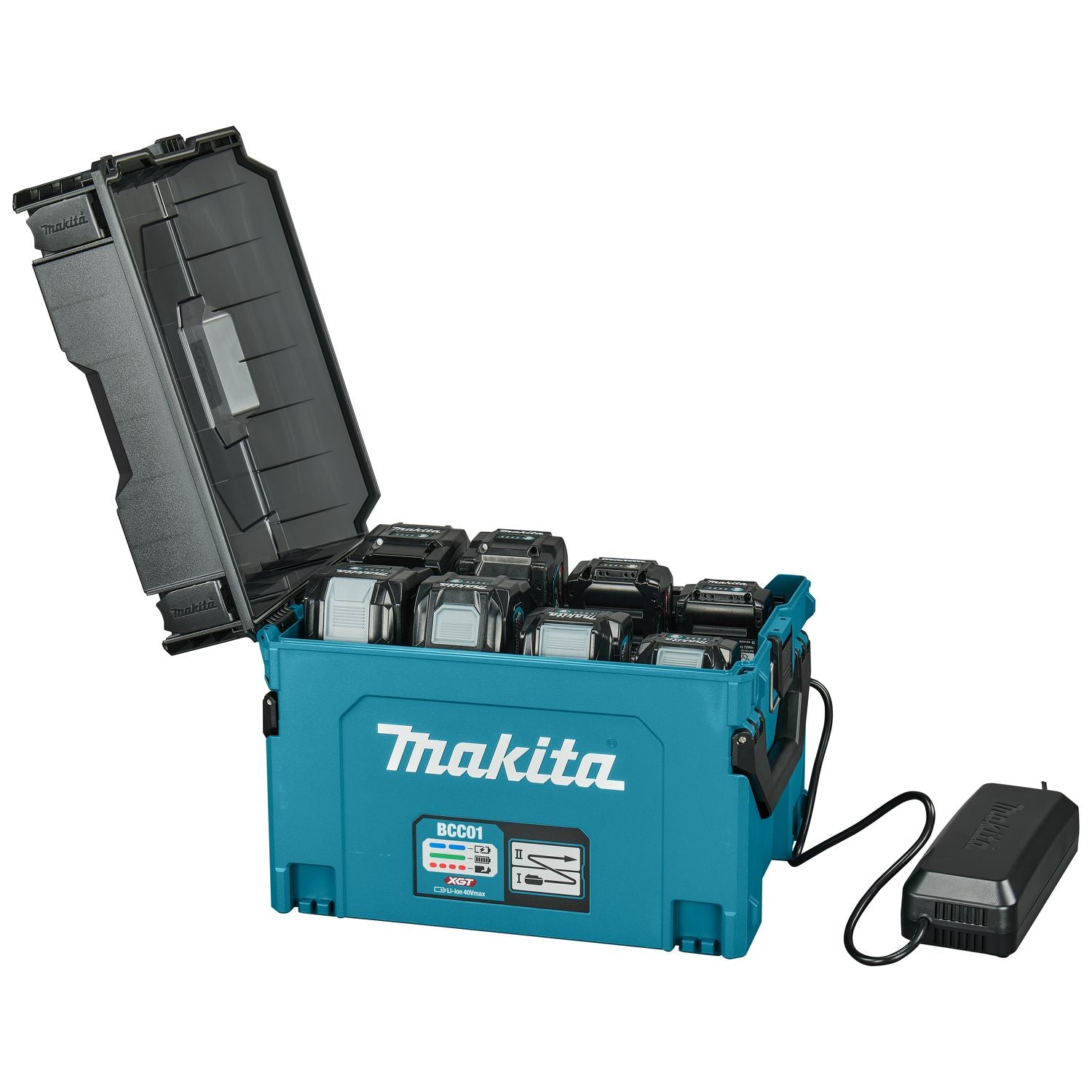 Makita BCC01 Mbox multilader voor 8 XGT accu's afbeelding 1