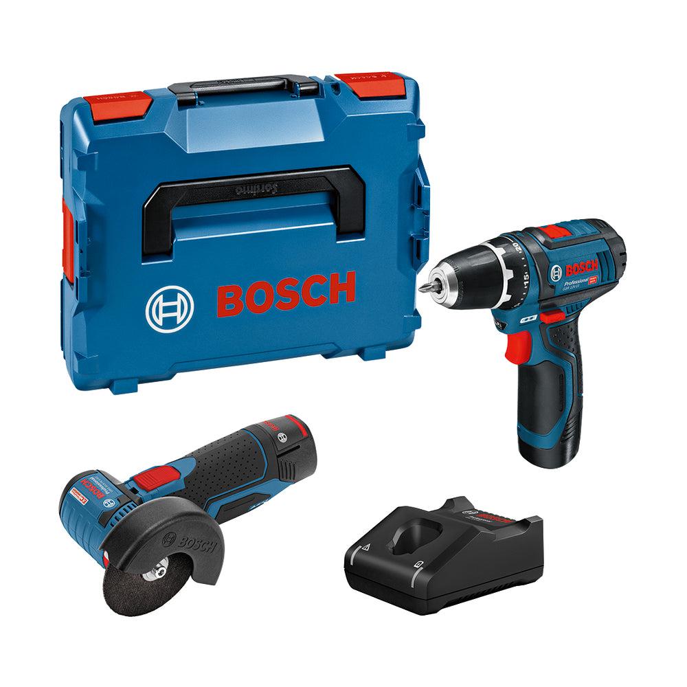 Bosch Professional Combiset GSR 12V-15 + GWS 12V-76 – Complete combiset · met koffer